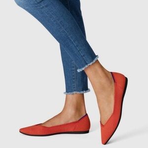 Rothy’s Coral Pointed Flats US 12.5